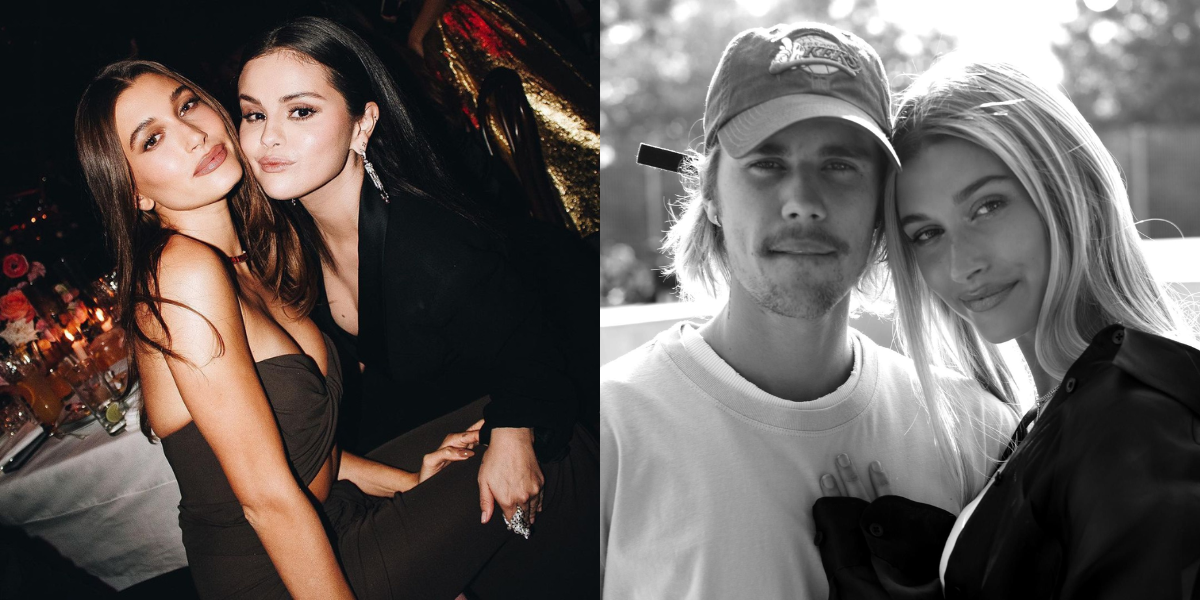 Ending the cold war between their fans, Selena Gomez and Hailey Bieber pose for a photo; here's how Justin reacted